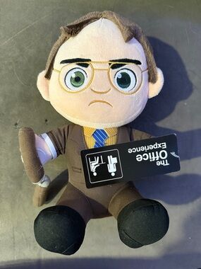 The Office Experience Dwight Plush Stuffed Toy - Brown